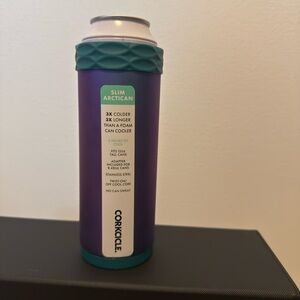 Corkcicle Slim Arctican Can Cooler - Blue and Green